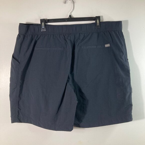 Mens Eddie Bauer Nylon Performance Shorts Black 2XL Nylon 6 pockets - Picture 2 of 11